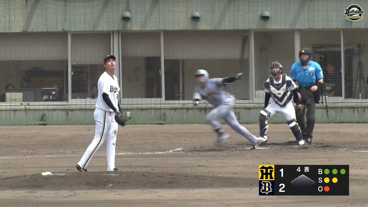 新人離れしている 泳がされながらも 立石正広 逆方向へ2ベース ⚾️オリックス×阪神(ファーム) #阪神タイガース #だったらDAZN #イージースポーツ