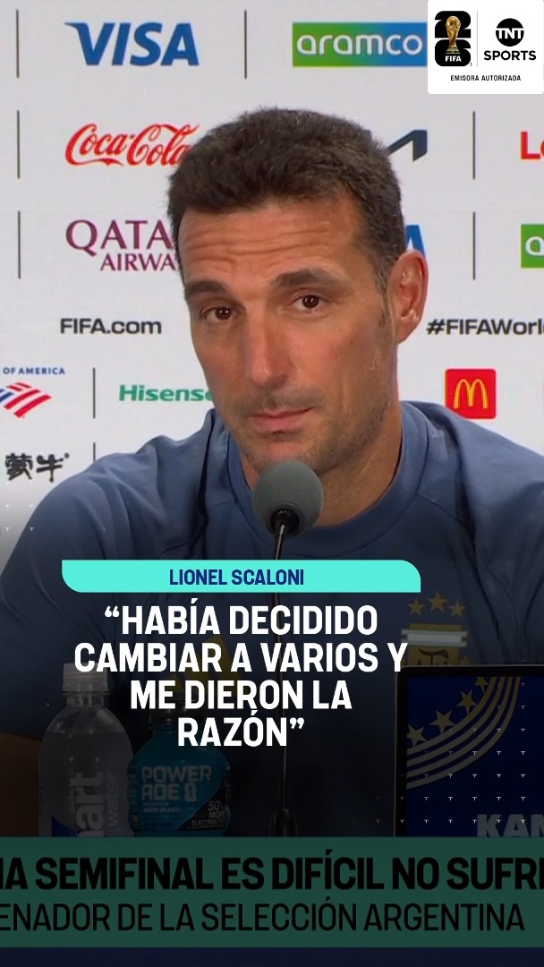 "ERA UN PANORAMA FEO HACE UN MES Y MEDIO" 👀 La respuesta de LIONEL SCALONI sobre el rendimiento de algunos jugadores de la Selección Argentina ante Suiza. #TNTSportsMundial
