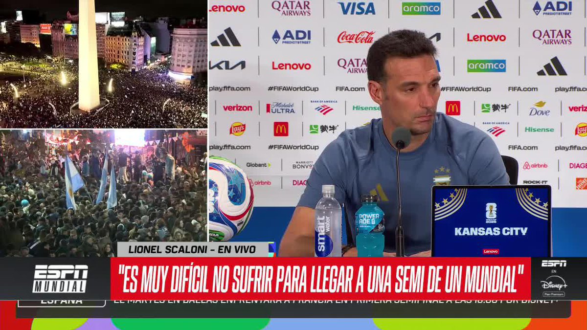 “¿ARGENTINA-INGLATERRA? ES UN PARTIDO DE FÚTBOL, NO BUSQUEMOS OTRA COSA”. Lionel Scaloni. 🇦🇷⚔️🏴