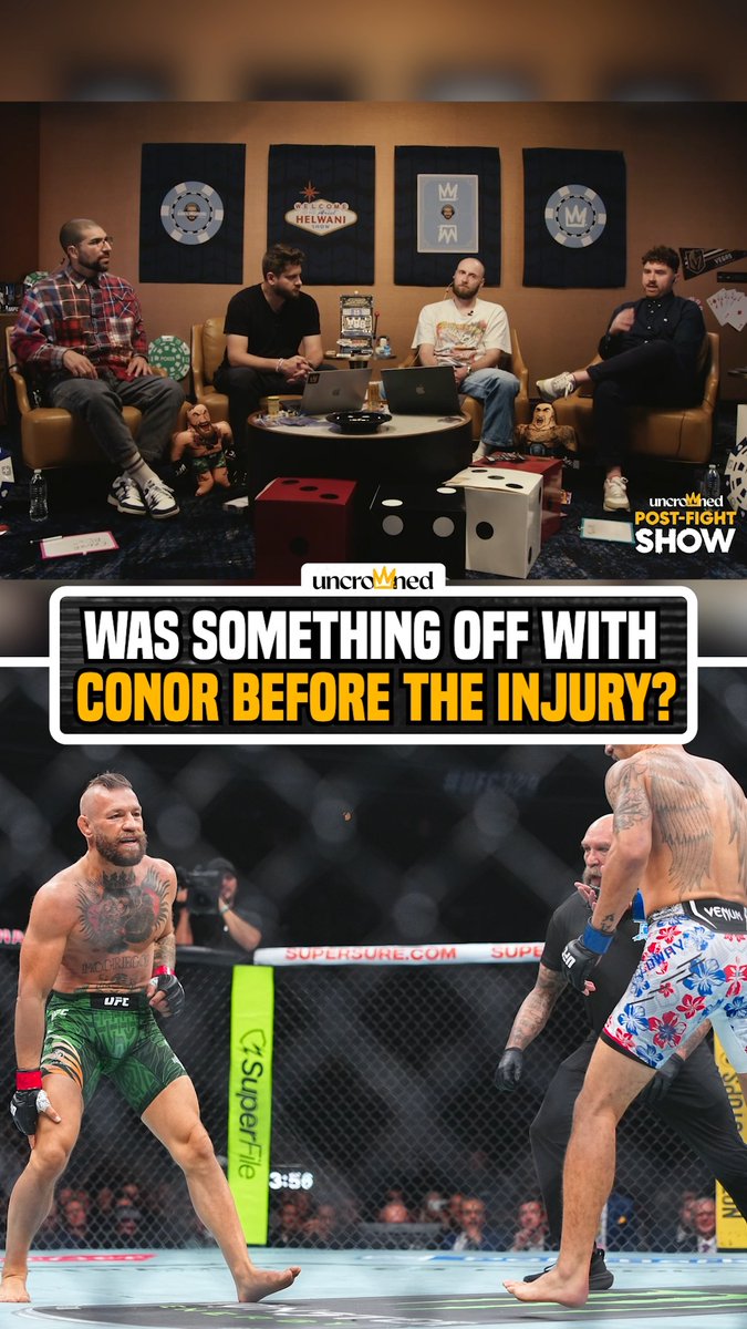 Was something off about Conor McGregor's energy before the fight? 🤔 #UFC329