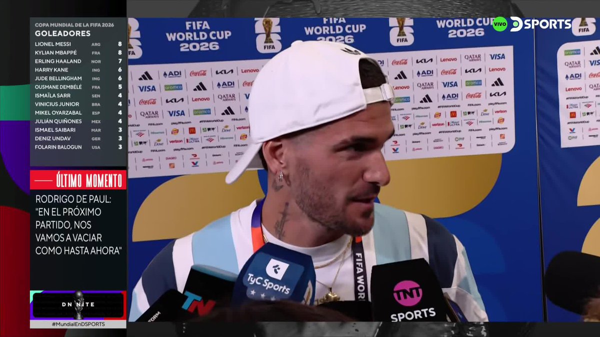 “¿EL PRIMERO DE MESSI VS INGLATERRA? LO SABÍA, LO HEMOS HABLADO EN ALGÚN MOMENTO, VA A ESTAR LINDO”. Rodrigo De Paul, un partido especial. 🇦🇷😮💨🏴