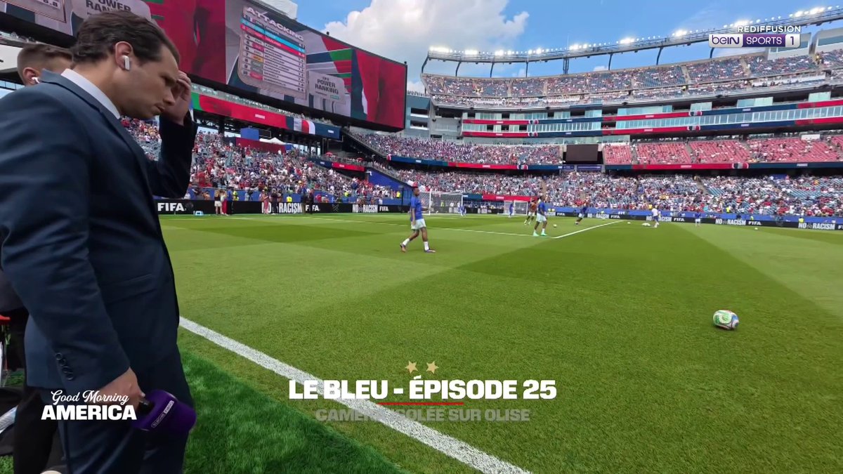 🌄 #GoodMorningAmerica 🇫🇷 Le Bleu - Épisode 25 Caméra isolée sur Olise ! #beINFWC2026