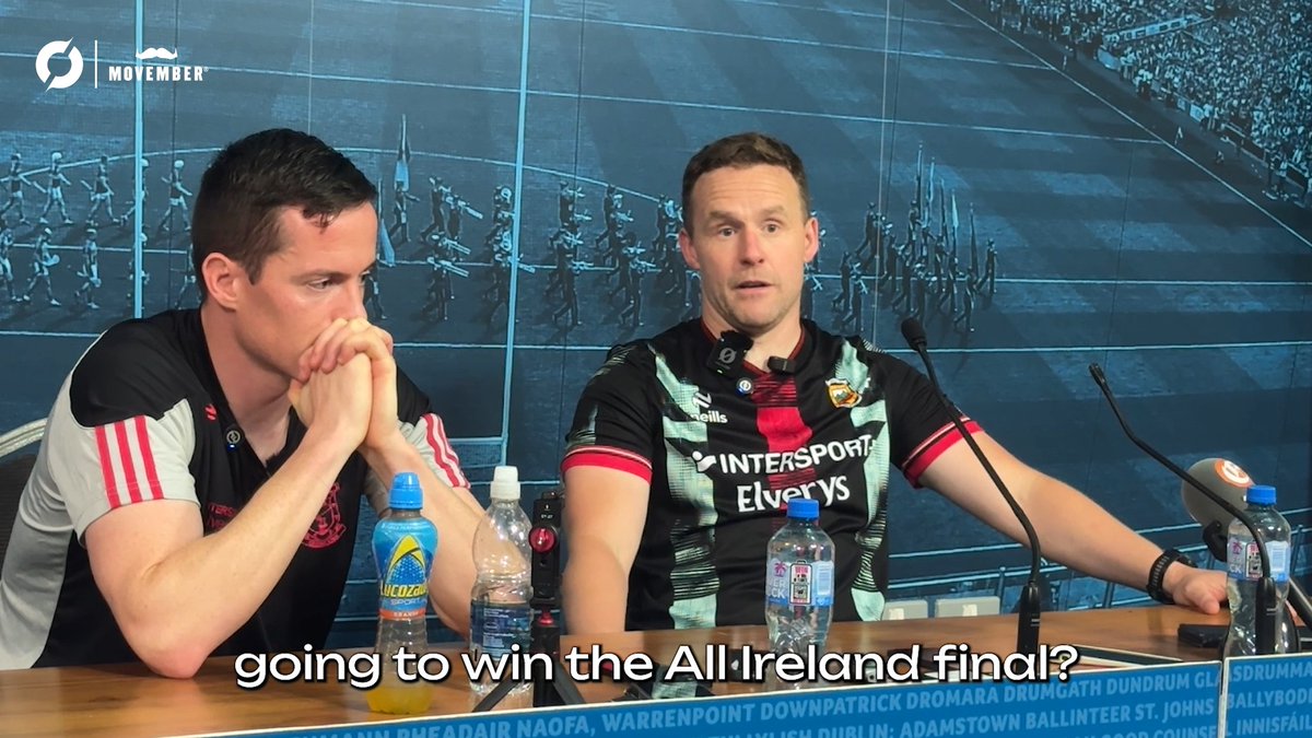 🗣️ 'Does anyone here think Mayo are going to win the All Ireland final? No? Thank you!' 🗣️ 'I think it's a bullsh*t question... our county have been starved... if they go a bit nuts, let them!' Andy Moran took exception to a question about wether Mayo supporters would 'go nuts' in the build up to the All Ireland final, or if they've 'been burned too many times'. | #MayoForSam Gaelic Football on Off The Ball with Movember Ireland