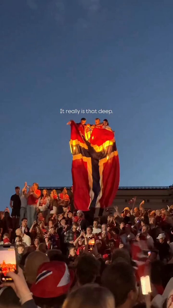 Teaching the rest of the world how to be proud, yet humble. How to celebrate and honor your country without destroying cities and causing chaos. 🇳🇴