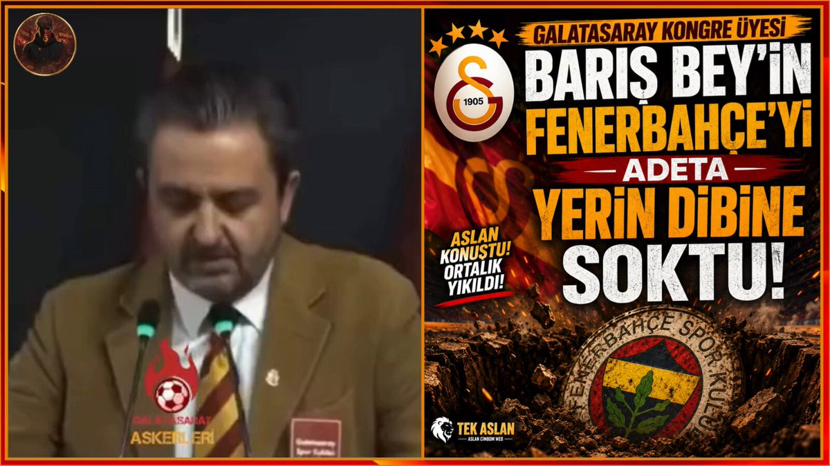 Galatasaray Kongre Üyesi Barış Bey’in, Fenerbahçe’yi adeta yerin dibine soktuğu o konuşma... Bize tam da böyle yöneticiler lazım! Çıkıp yapılanları, söylenenleri ve gerçekleri korkmadan yüzlerine vuracak yöneticiler... Çünkü siz ne kadar düzgün, ne kadar seviyeli ve ne kadar suskun olursanız olun; bazıları bu sessizliği yanlış anlar. Tam da bu noktada şu söz aklınıza gelsin: “Edepli edebinden susar, edepsiz de ben susturdum sanır.”