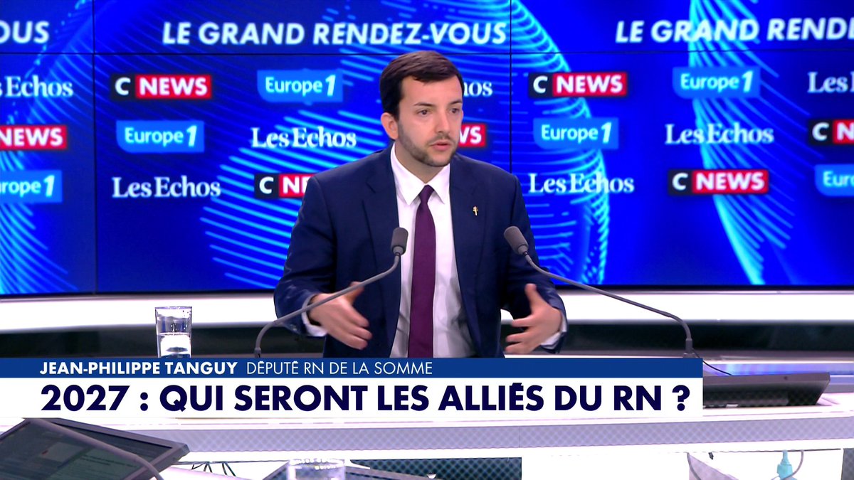 Jean-Philippe Tanguy, sur la présidentielle 2027 : «C’est une entrée en campagne réussie pour Marine Le Pen», dans #LeGrandRDV Toute l'info est à retrouver sur