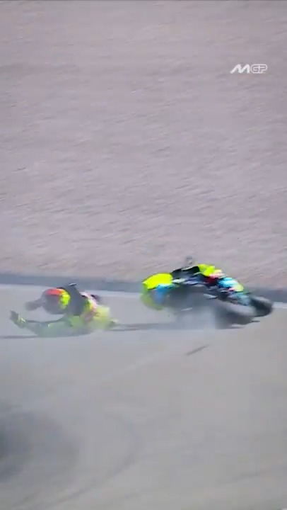 💥 Fabio Di Giannantonio was quick in Warm Up but it ended with this big crash 😞 #GermanGP 🇩🇪