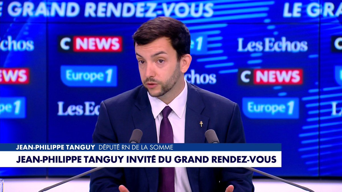 Jean-Philippe Tanguy, sur l’insécurité : «Si la France n’est pas capable de construire des places de prison, on ferme la boutique», dans #LeGrandRDV Toute l'info est à retrouver sur