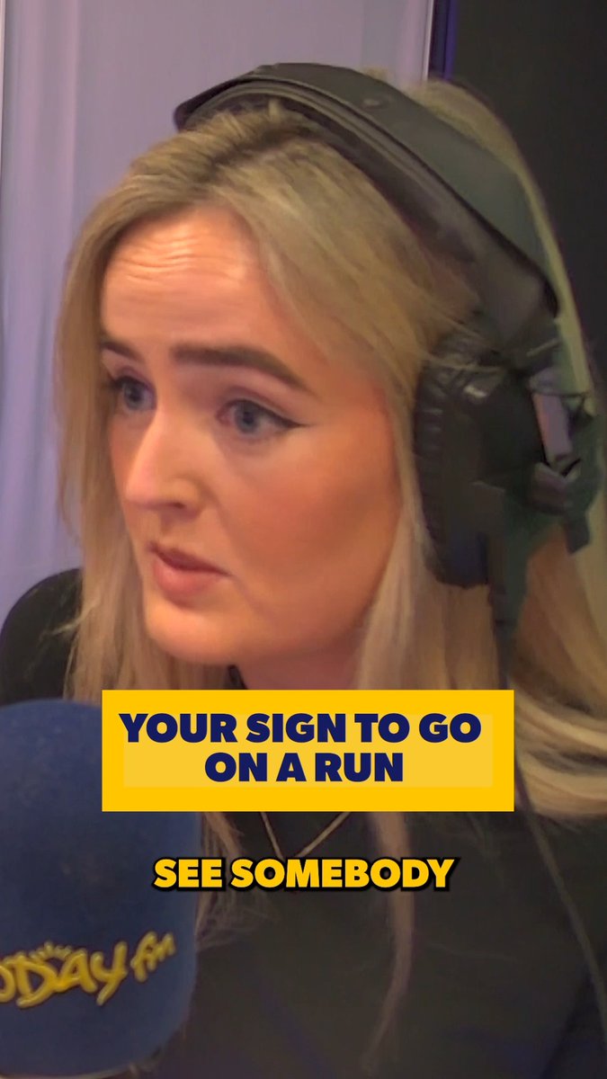 No nonsense from Orla... get out there and go for your run! 🏃♀️