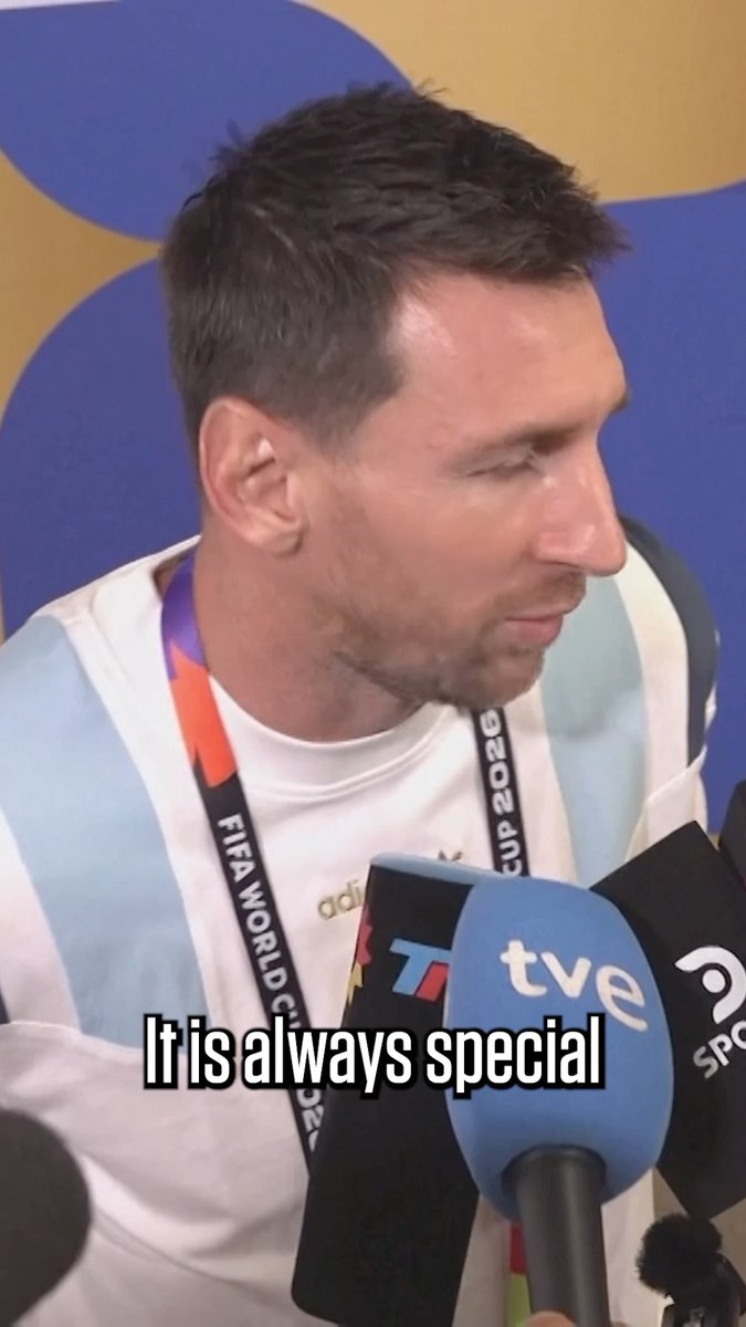 Lionel Messi is ready to take on England in the next round 👀