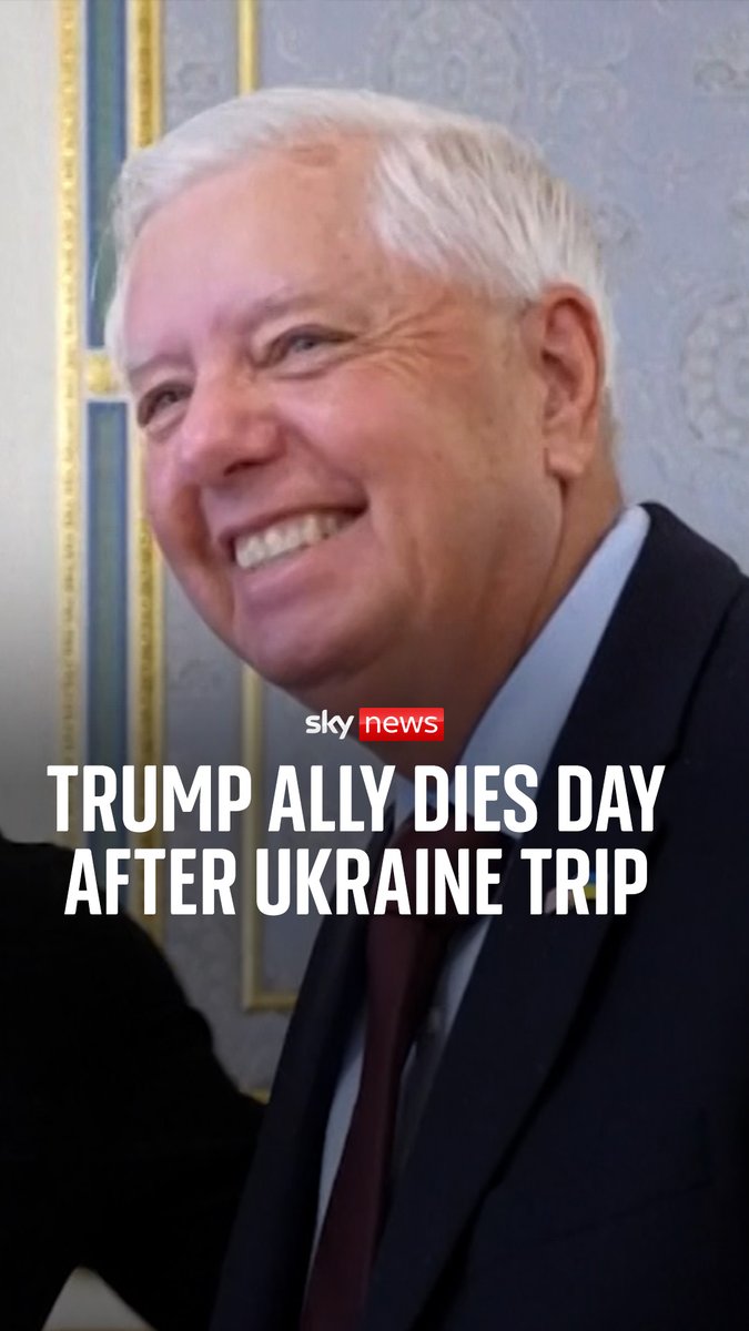 Close Trump ally and US senator Lindsey Graham has died aged 71 "from a brief and sudden illness", his office said. The day before he had met President Zelenskyy in Ukraine.