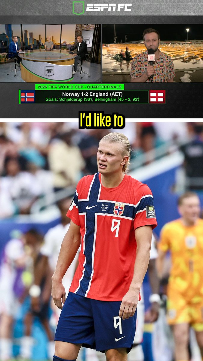 Why did Erling Haaland come off against England? 🤔