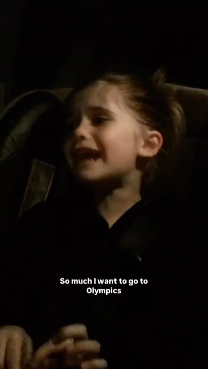 You made it, Isabeau, you made it 🥹⛸️ From a kid dreaming out loud about the Olympics to actually skating there — full circle moment. #FigureSkating