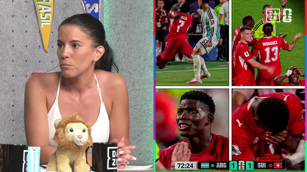 La expulsión de Breel Embolo tras la intervención del VAR se ha convertido en el gran foco de la polémica en el Argentina-Suiza 🙄🔥 #DAZNMundial #LADAZONETA
