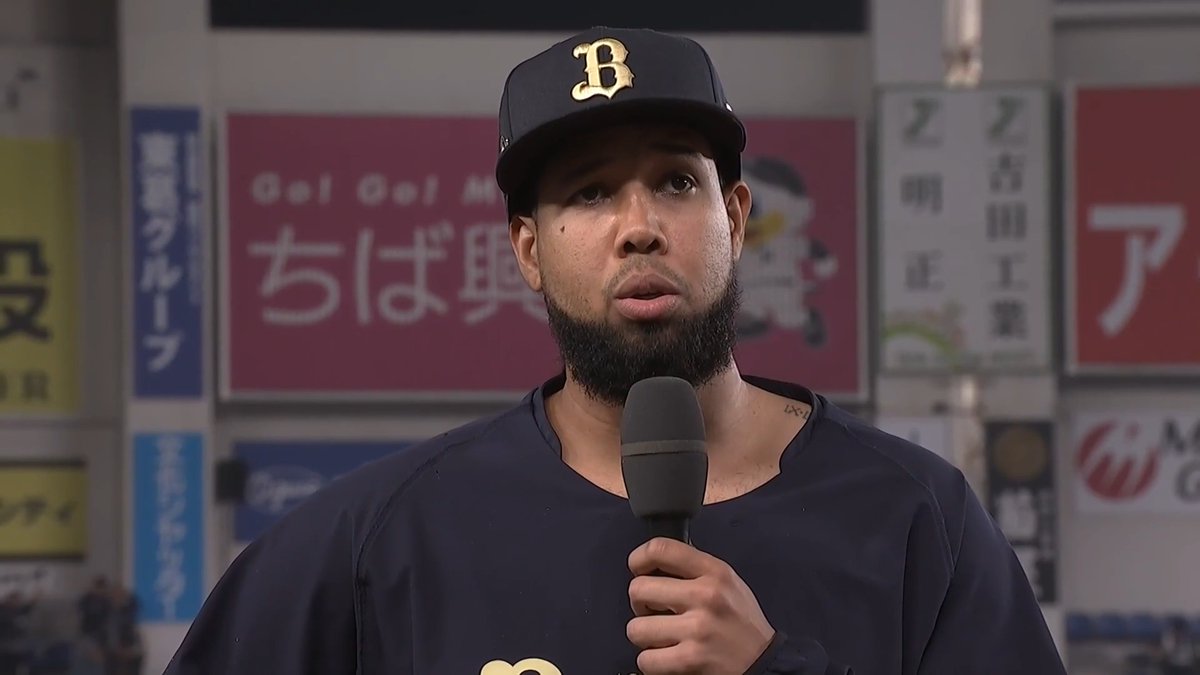 / 7/12 ヒーローインタビュー⚾️ \ オリックス エスピノーザ 投手✨ 👇スマホ・テレビで試合観戦!