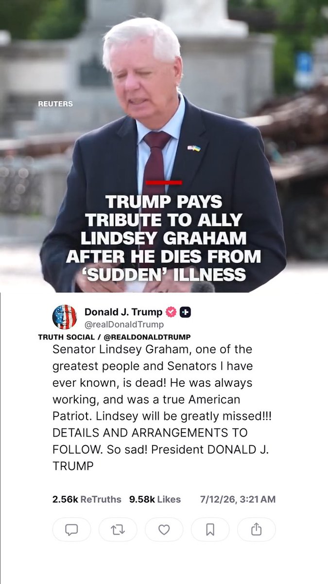 US Sen. Lindsey Graham, the longtime Republican from South Carolina, has died "from a brief and sudden illness," a spokesperson for his office told CNN.