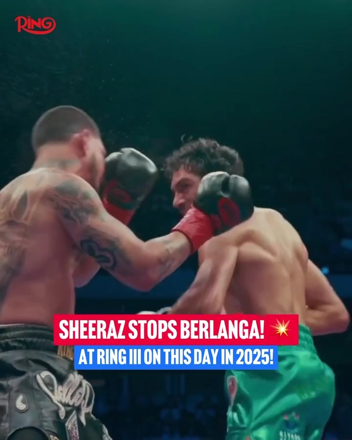 🗓️ One year ago today, Hamzah Sheeraz lit up Louis Armstrong Stadium, stopping Edgar Berlanga in five rounds at Ring III 🔥