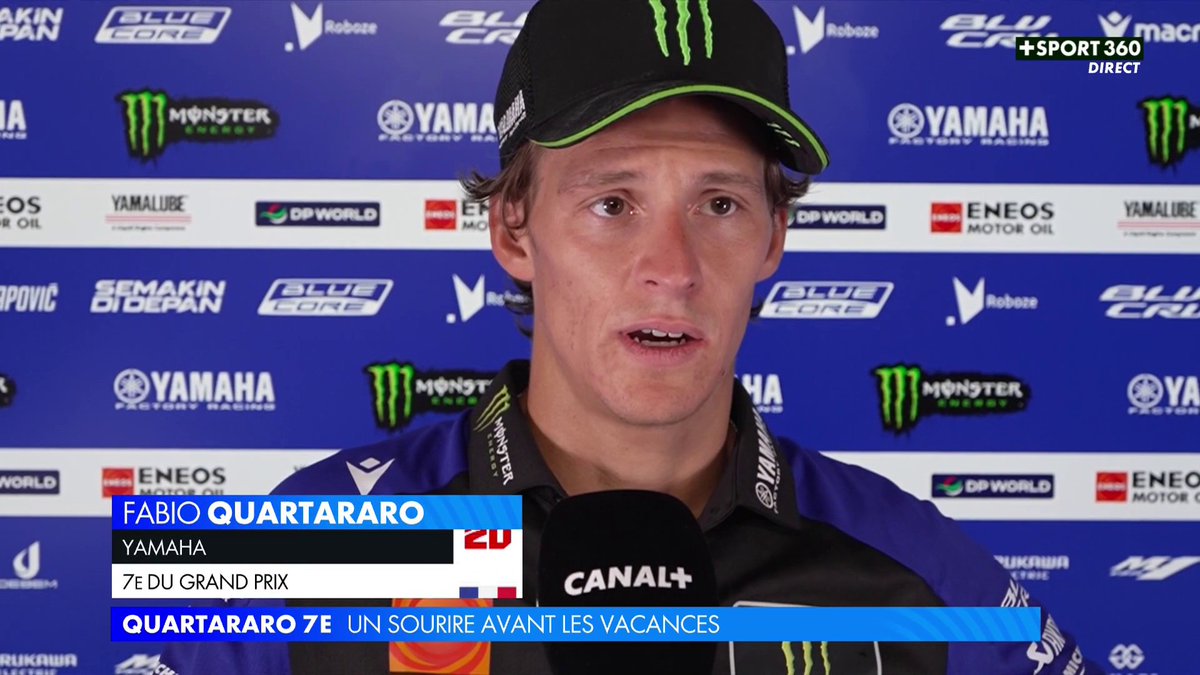 🎙️ "C'est le meilleur résultat possible;" 7e position pour Fabio Quartararo 🔥 #GermanGP | #MotoGP