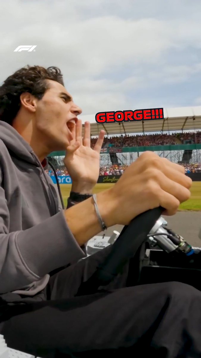 "GEEOOOOOORGE!!" 😂 #F1 #BritishGP