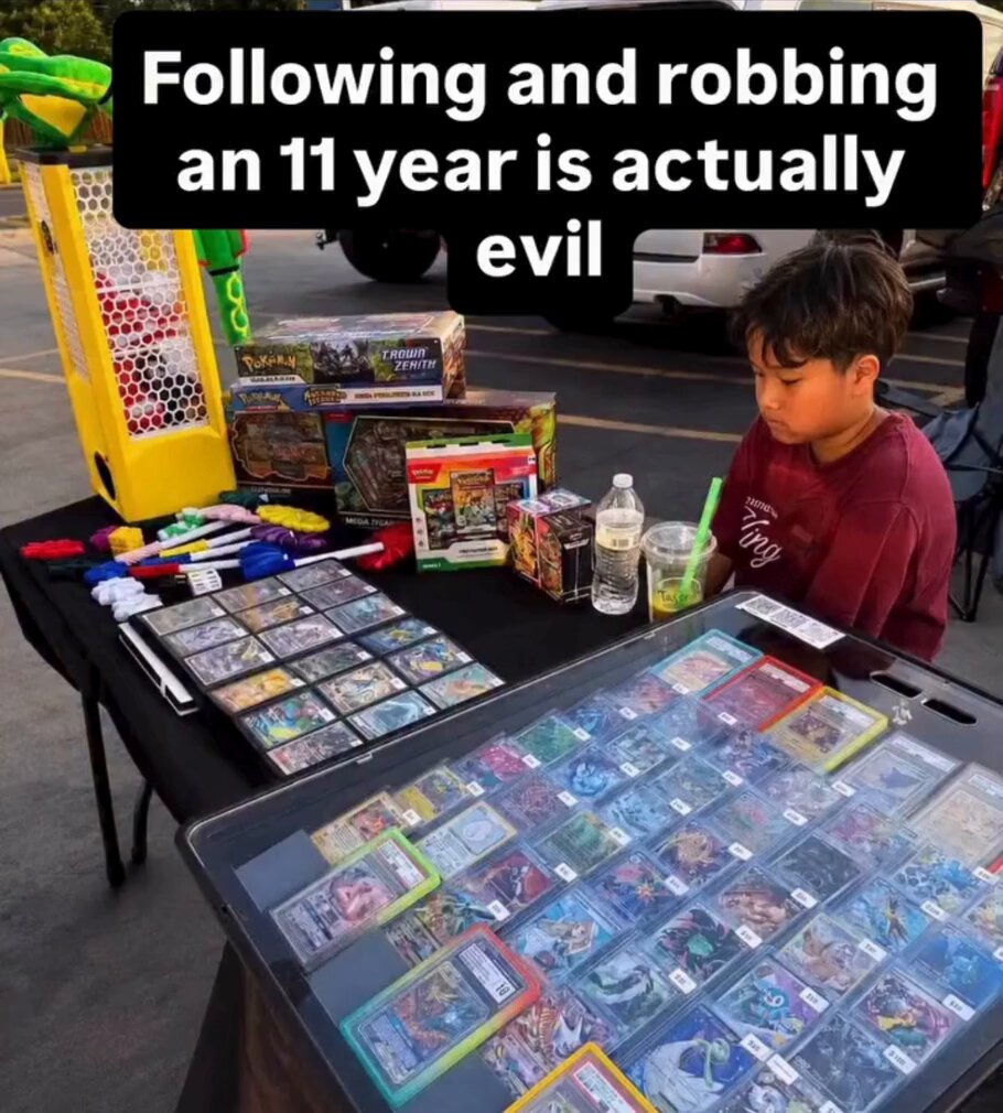 Kids are being robbed for their Pokémon cards. What has this hobby become?