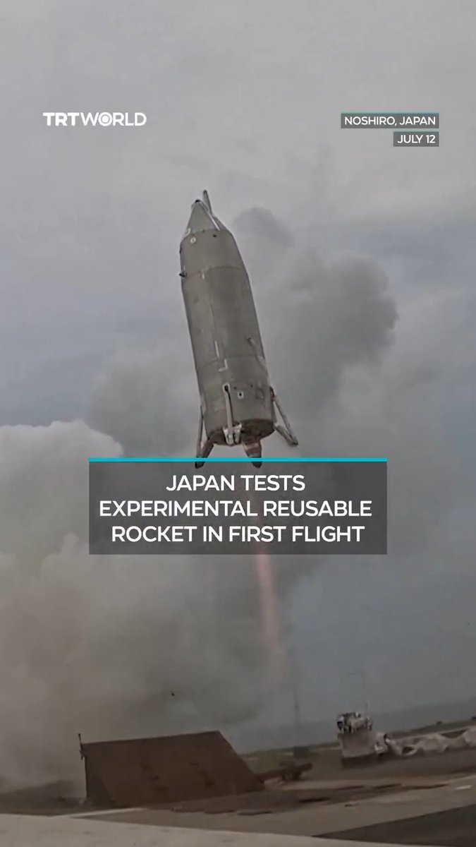 Japan's space agency, JAXA, has completed the first test flight of its experimental reusable rocket, marking a key step towards developing lower-cost launch technology. The RV-X rocket lifted off, hovered, moved horizontally and landed safely during a brief test at the Noshiro Testing Centre
