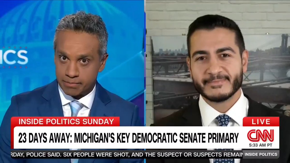 NEW: Democratic Michigan Senate candidate Abdul El-Sayed defends saying “we do need to defund the police” in 2020, and tells Manu Raju he doesn’t think his comments will become an electability issue for him. #InsidePolitics