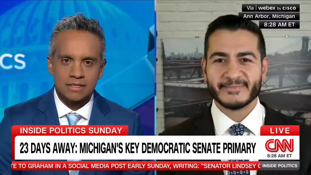 NEW: "I believe in capitalism, I just believe that capitalism has to be regulated." Manu Raju goes one-on-one with Democrat Abdul El-Sayed to discuss party leaders' concerns about his candidacy -- and what makes him different from a democratic socialist. #InsidePolitics