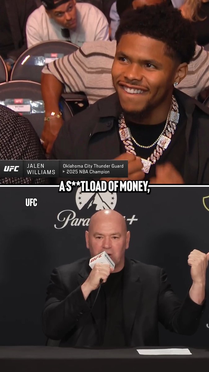 Dana White was not happy that Zuffa’s latest signing Shakur Stevenson was presented as NBA player Jalen Williams on last night's UFC broadcast 😳
