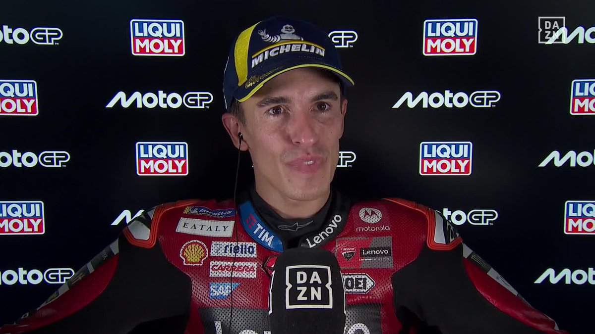 Marc Márquez 🤝 Rafa Nadal "Mi objetivo es una frase suya: llegar cada día al 100%, da igual si eso es un 60 o un 50" #GermanGP 🇩🇪 #MotoGP 🏁