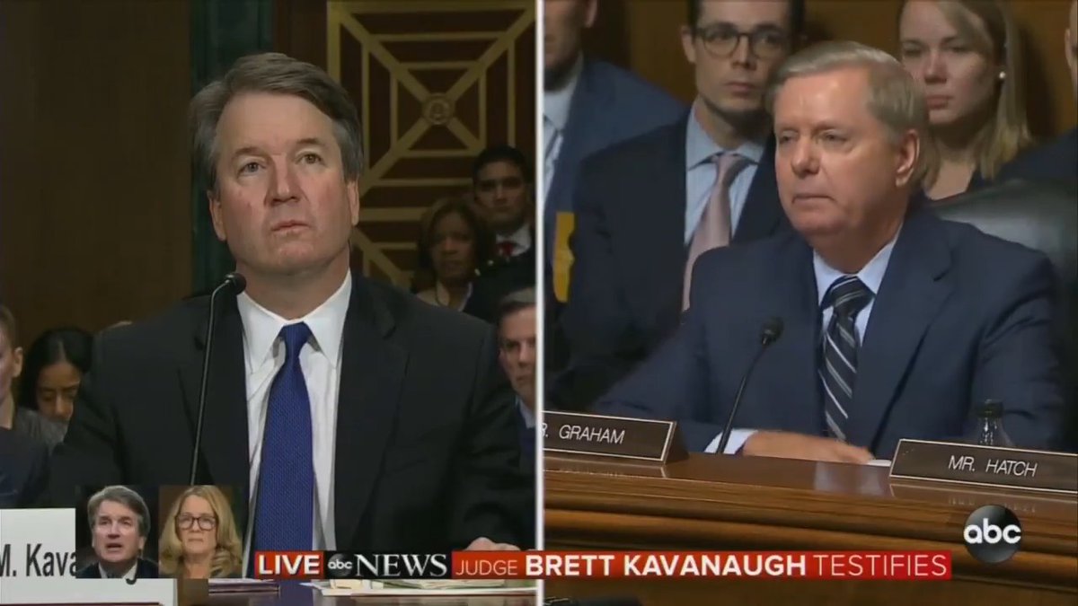 The Kavanaugh Confirmation- Lindsey Graham's finest hour. Requiescat in Pace