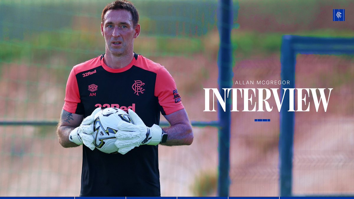 💭 “It is a lot different from being a player, but I enjoyed it. I am really glad to be back, buzzing, actually.” 🎙️ Allan McGregor spoke to RangersTV after completing his return to the club as Goalkeeping Coach on a permanent basis.