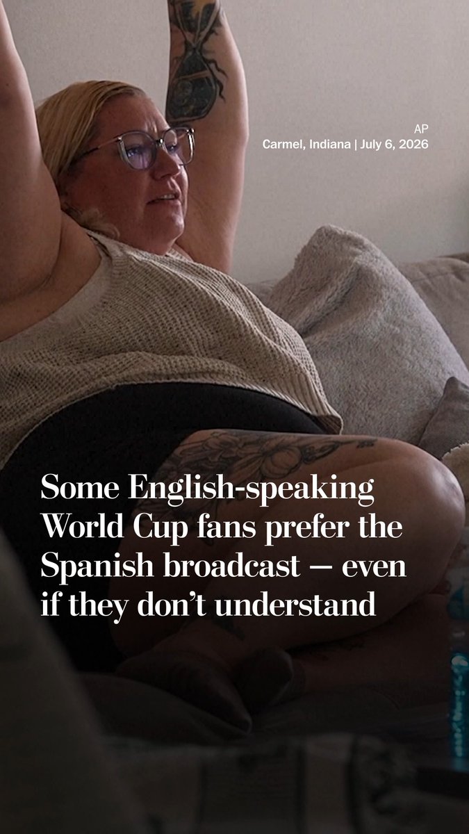 Many English-speaking people in the U.S. are watching broadcasts of World Cup matches in Spanish on Telemundo, even though they have little idea — or in some cases, no idea — what the announcers are saying.