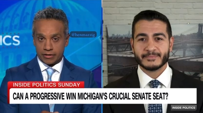 NEWS: Michigan Senate candidate Abdul El-Sayed said in an interview with CNN that he doesn't "have the hubris" to think he can decide for Israelis and Palestinians whether the conflict should be solved with one state or two. Yet at an event in May, he talked at length about how he "struggles" with the concept of a Jewish state. Which is it?