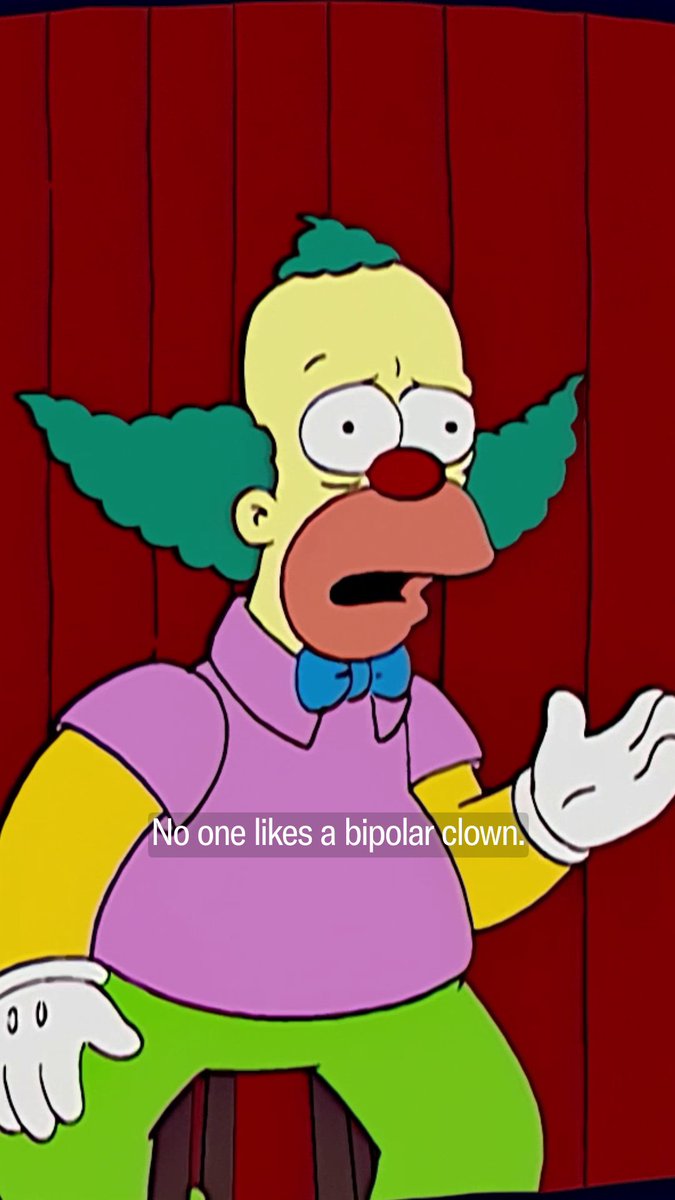 Krusty has two settings: 🎪 Showtime. 🔥 Chaos. Stream on Disney+ & Hulu.
