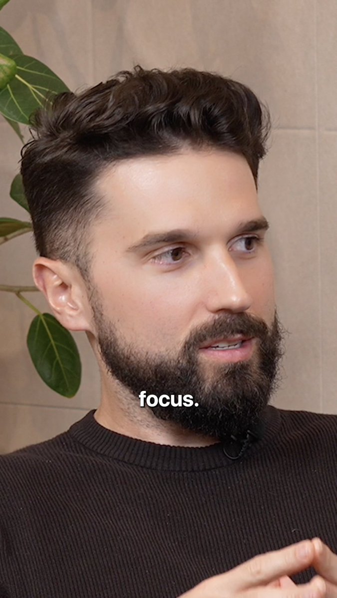 Discipline equals freedom. The best founders have a hundred ideas, and the discipline to rein them in and chase the one that matters. Brent Fulfer, Co-Founder & GP of TBV, on founder focus, with Aptos Foundation's Alix.
