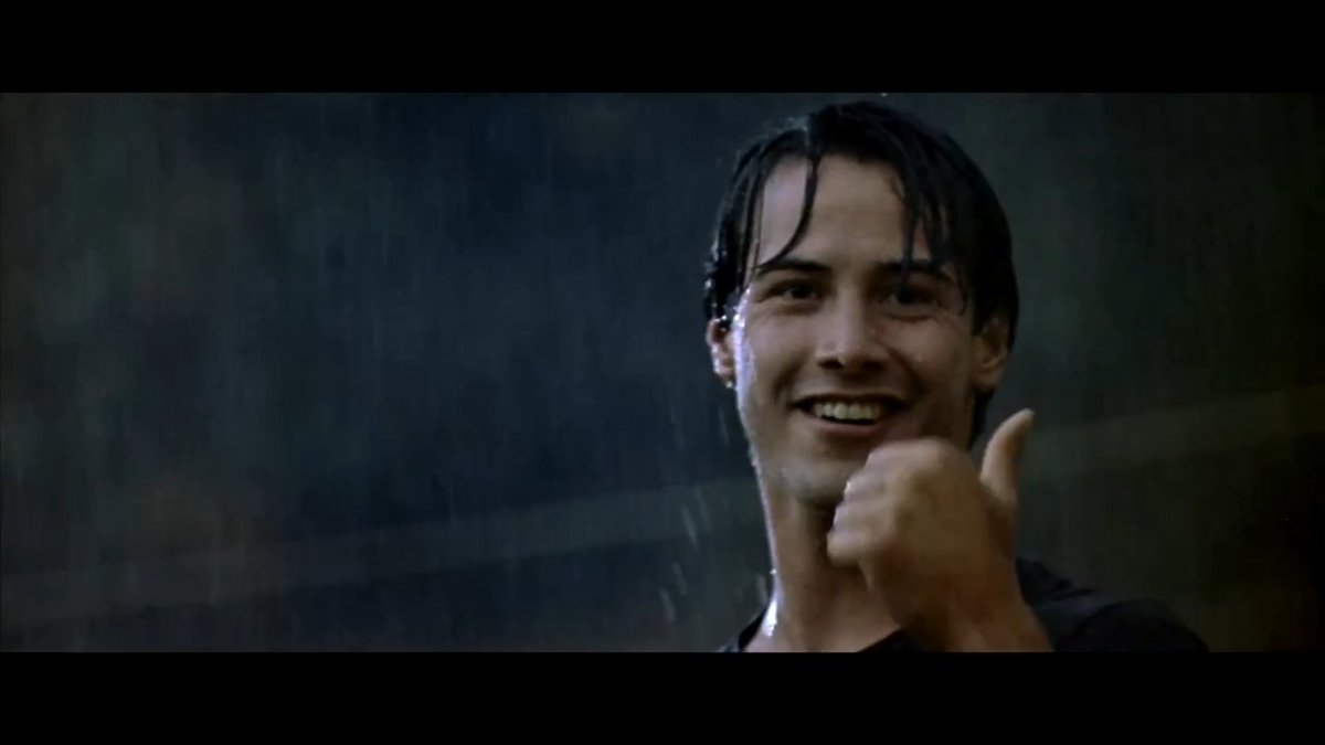 Point Break is 35 today. Swayze completed over 55 skydives for the movie, even after studio insurers attempted to bar him from further jumps. Seems Bodhi's on-screen adrenaline rush reflected Swayze's own. Oh, and I've added a wet Keanu with a shotgun... You know, for the ladies