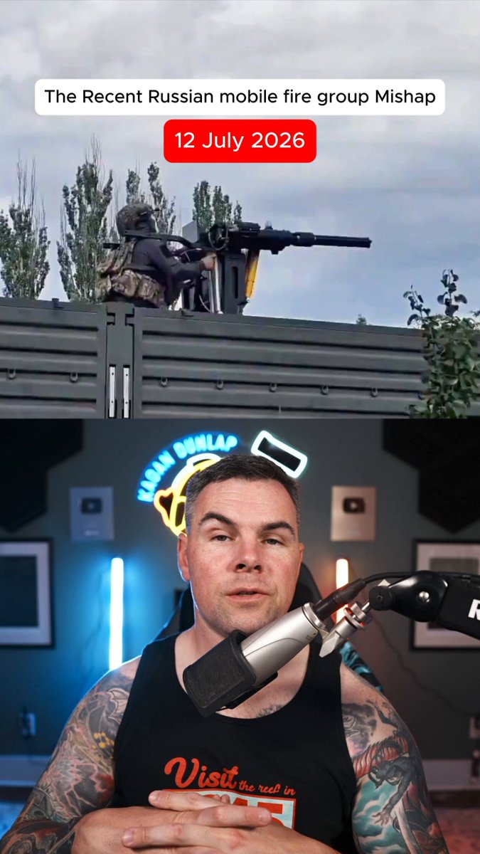 A Russian mobile fire group Encounters a Mishap While Training training while using a YakB-12.7 rotary machine gun which was initially developed to be mounted on Mi-24 Hind helicopters.