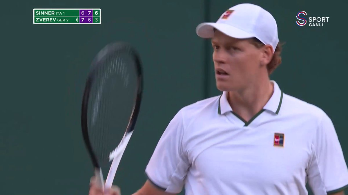 Jannik Sinner, üçüncü seti 6-3 kazandı ve setlerde 2-1 öne geçti! 🔥🎾