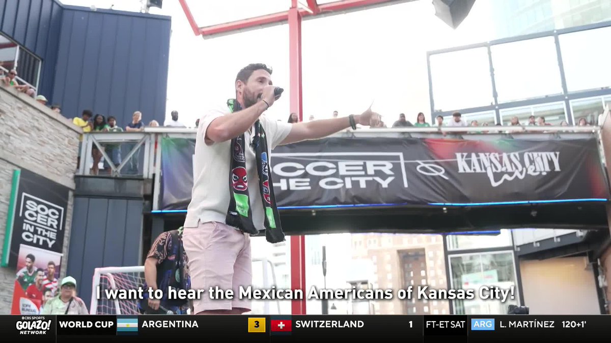 "That's the power of immigrants, and the passion of football." Nico Cantor pays tribute to the Mexico fans who showed up in their thousands in Kansas City 👏🇲🇽