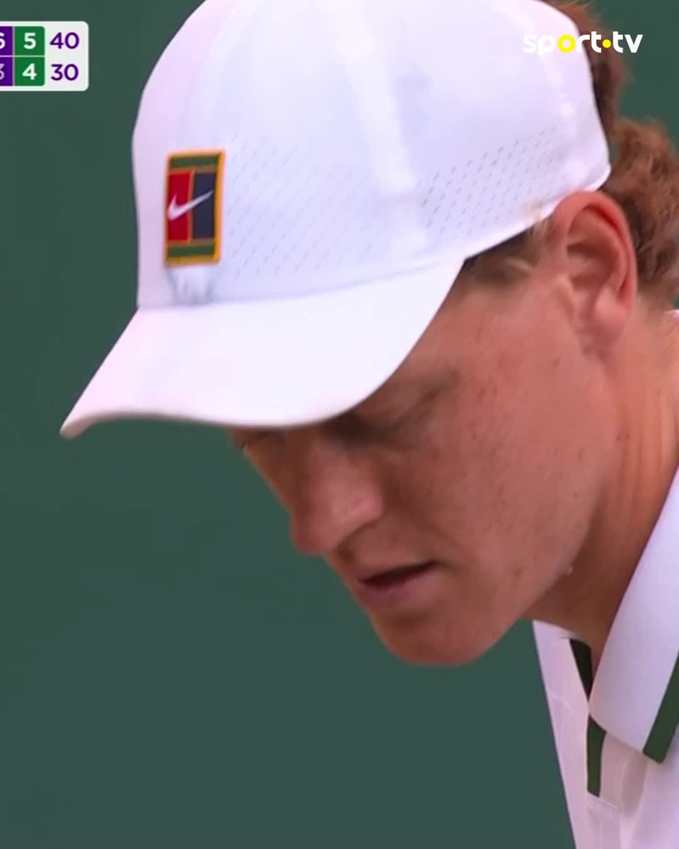 Jannik Sinner, back 2 back em Wimbledon 😍🇮🇹 #sporttvportugal #WIMBLEDONnaSPORTTV #Wimbledon #BetclicWimbledon #pub