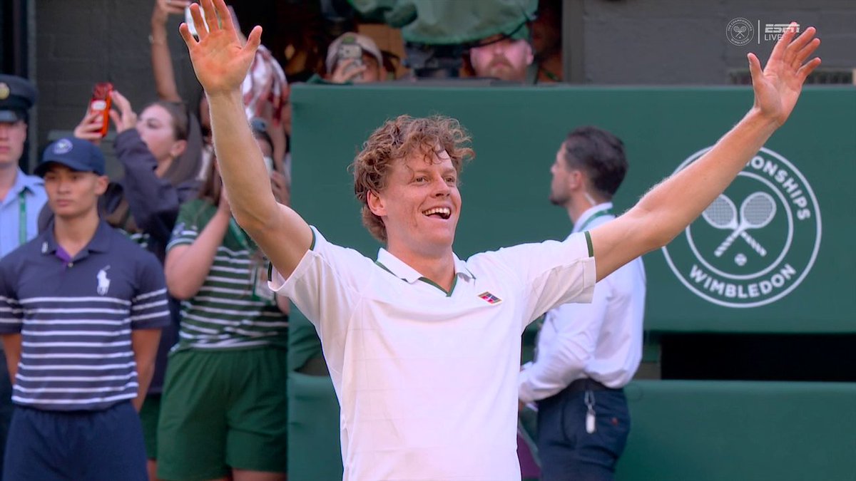 JANNIK SINNER GOES BACK-TO-BACK AT WIMBLEDON 🏆🏆