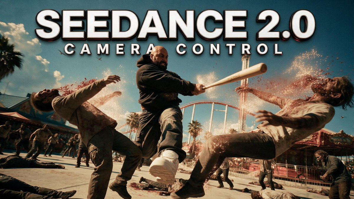 total camera and action control on Seedance 2.0 with the prompt below 👇