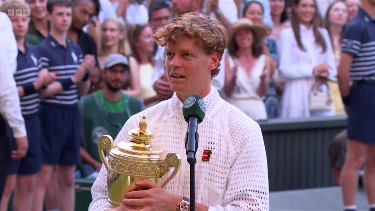 Jannik Sinner cracking Alexander Zverev up on court 😂 #Wimbledon