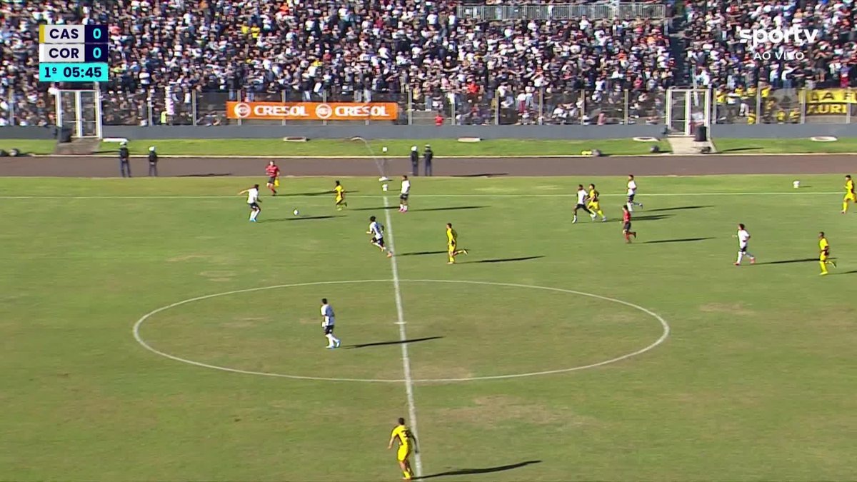 Incrível! Cascavel quase abre o placar logo no início do amistoso contra o Corinthians. #futebol #corinthians #cascavel #amistoso