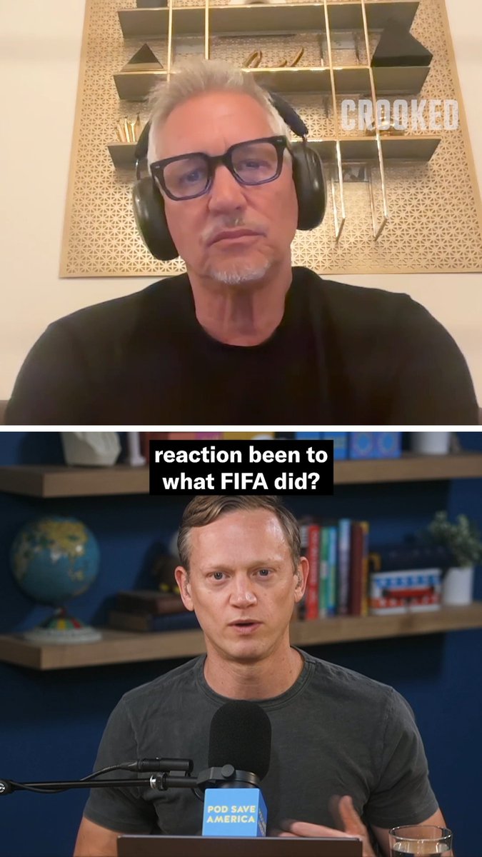 Gary Lineker on FIFA’s decision to let Folarin Balogun play despite his red card.