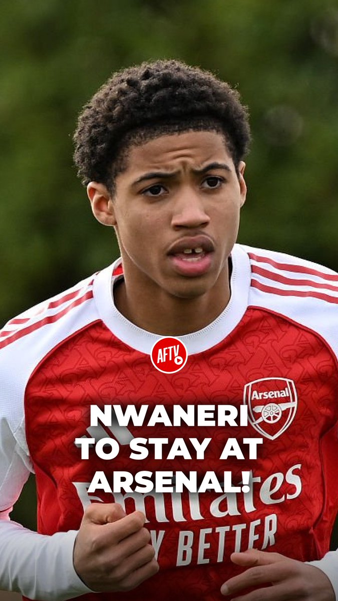 Emerson Nwaneri's staying at Arsenal! 🔥❤️ #TransferDaily
