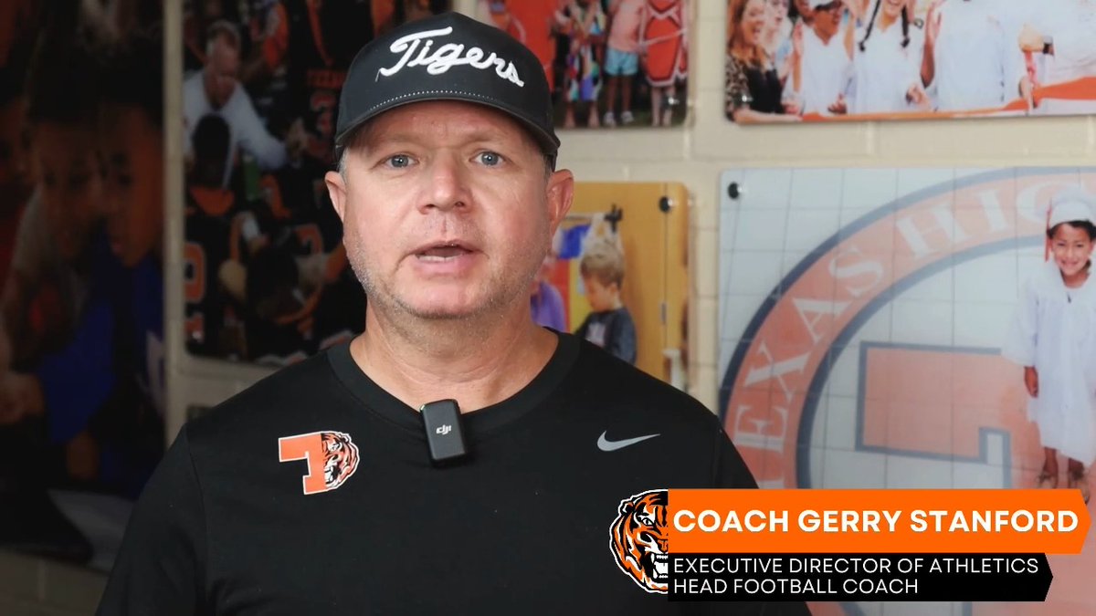 SUNDAY SPEAKER SPOTLIGHT🎤 Gerry Stanford (Gerry Stanford) from Texas HS! Gerry Stanford, Head Football Coach at Texas High in Texarkana, brings more than 15 years of head coaching experience and a career record of 128–48. A graduate of Grapevine High School and the University of North Texas, Coach Stanford has led successful programs at White Oak, Flower Mound Marcus, and Texas High while remaining dedicated to his greatest team at home—his wife, Casey, and children, Payton Grace and Tate. Texas High Tiger Football 🏈 | Texarkana ISD