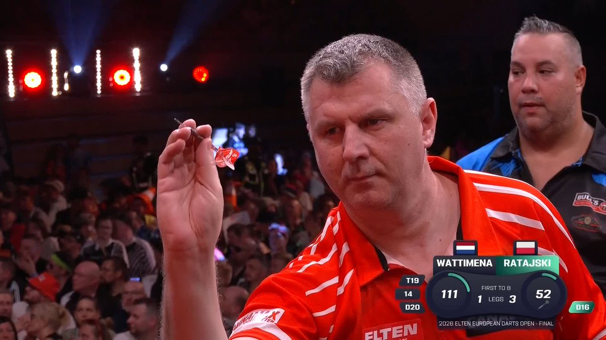 RATAJSKI HALFWAY TO VICTORY! Krzysztof Ratajski is firmly in charge of this final! The Polish Eagle establishes a commanding 4-1 lead against Jermaine Wattimena! 📺 #ET10 | Final