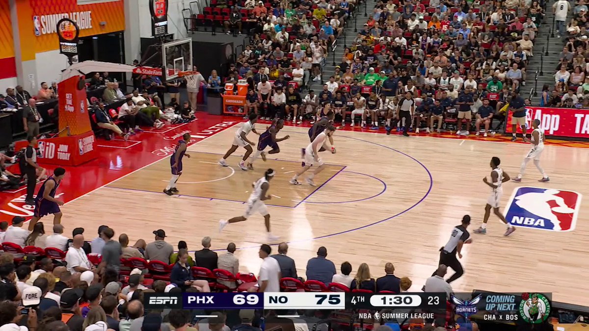 Khaman Maluach vs. Pelicans: 15 PTS 5-9 FG 2-4 3PT 15 REB 2 BLK +10 rating in game that Suns lost by 6.