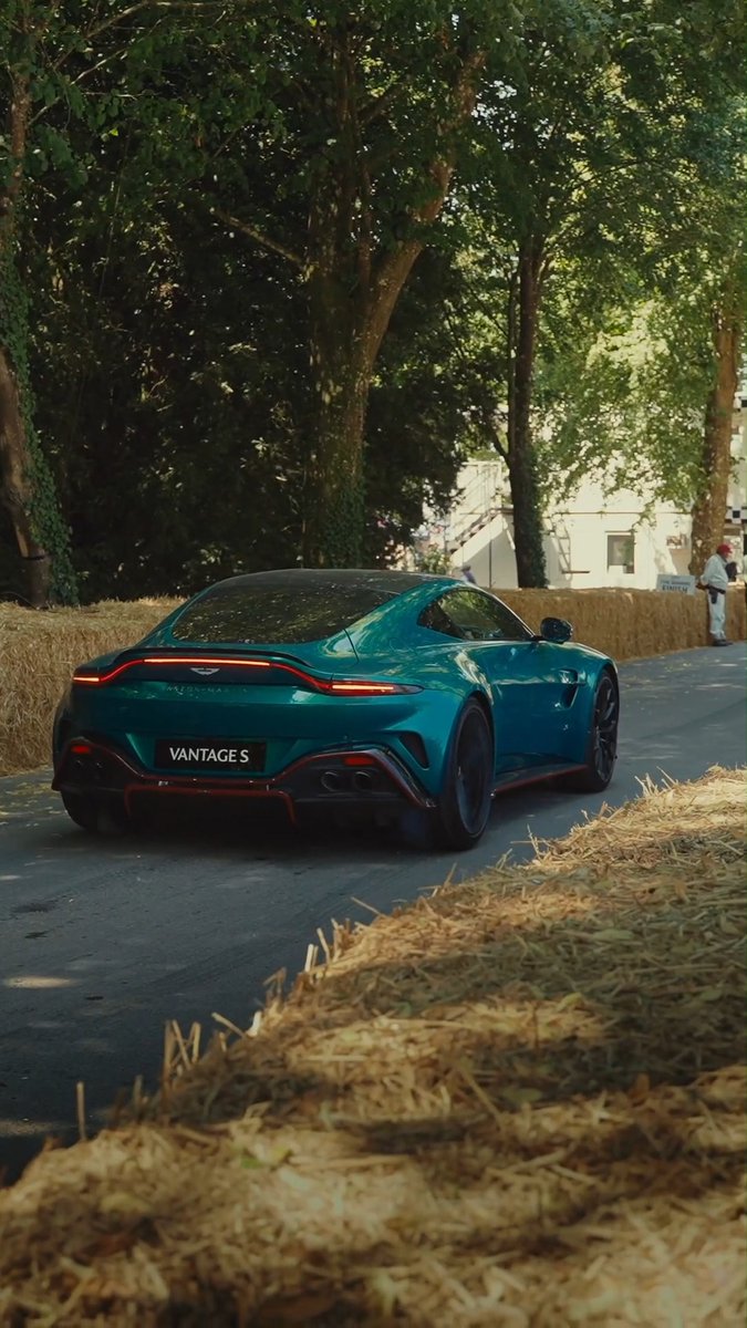 Vantage S makes its mark on the hill at Goodwood FOS. #AstonMartinFoS #VantageS #THRILLDRIVEN